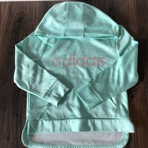 Adidas teal girls hoodie